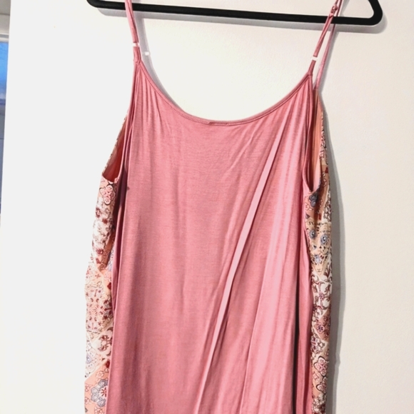 New Naif XL Pink Floral Print Tank Top NWOT - Picture 2 of 4
